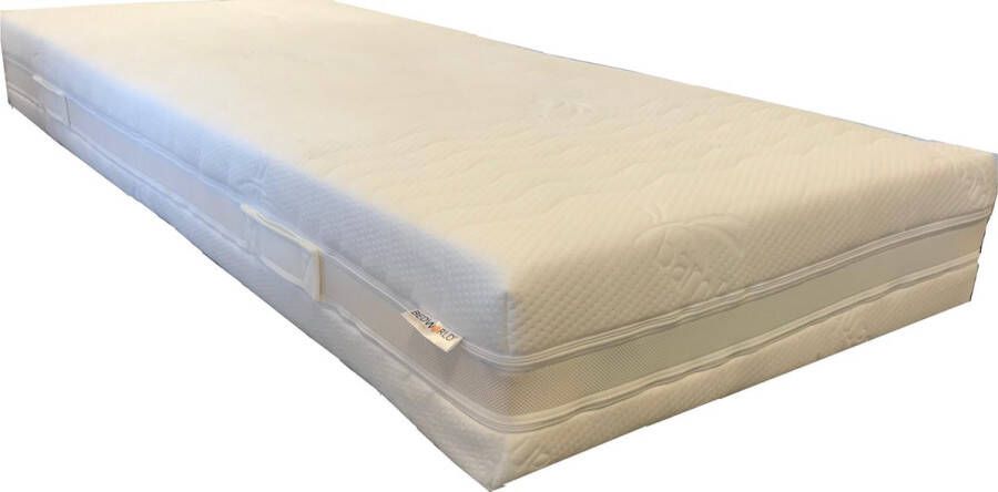Bedworld Collection 120x200 Latex matras met bamboe 3D Hoes 21 cm matrasdikte Medium ligcomfort