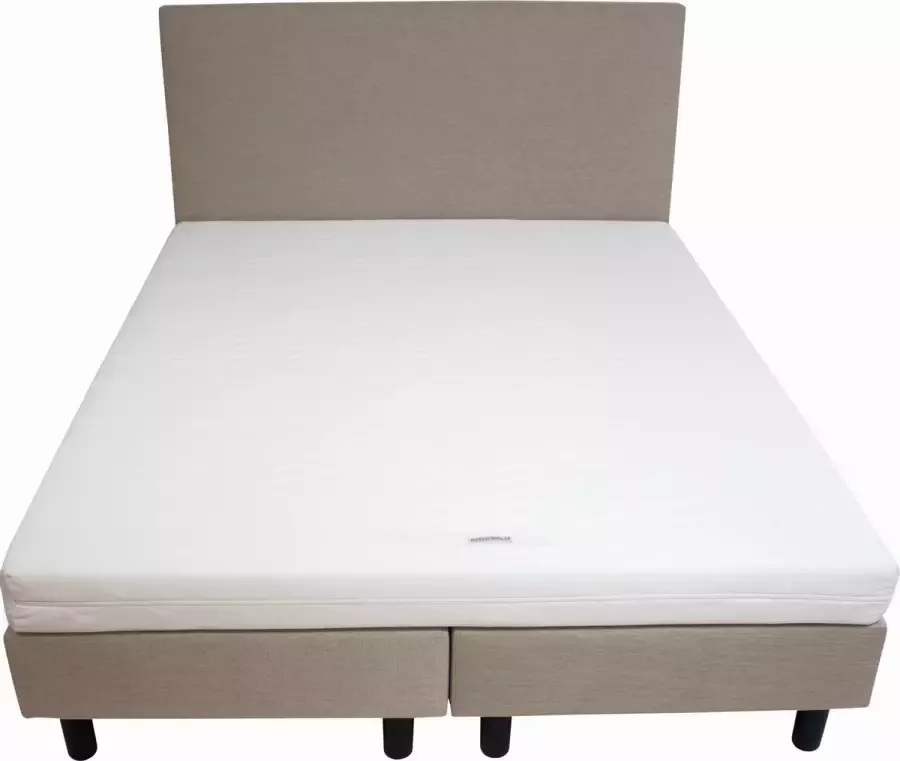 Bedworld Collection 160x200 Hotel boxspring creme|beige inclusief matras SG25