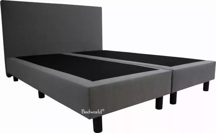 Bedworld Collection 180x200 Bedworld Hotel boxspring ombouw premium grijs