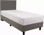 Bedworld Collection Bedworld Boxspring 1 persoons bed Eenpersoons bed 90x200 cm Met Matras Beige - Thumbnail 1