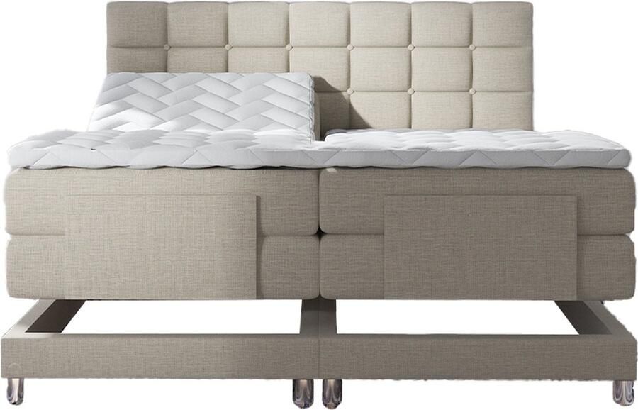 Bedworld Collection Bedworld Electrische boxspring Dubai 180x200 cm Beige