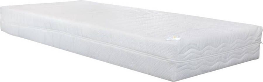 Bedworld Collection Bedworld Matras 100x200 cm Matrashoes met rits Pocketvering- Stevig Ligcomfort Eenpersoons