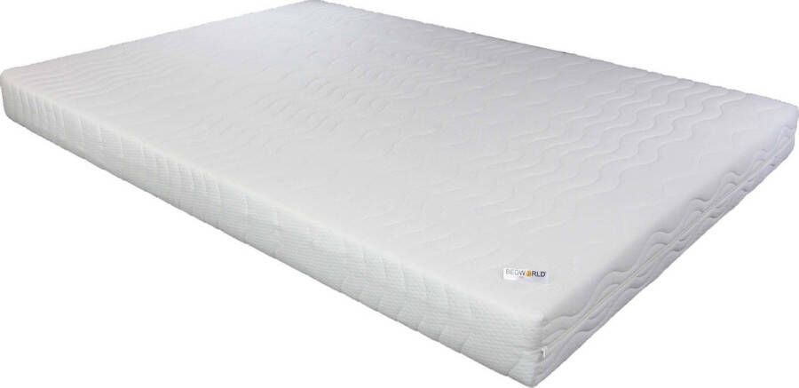 Bedworld Collection Bedworld Matras 120x200 cm Matrashoes met rits Koudschuim Gemiddeld Ligcomfort Twijfelaar