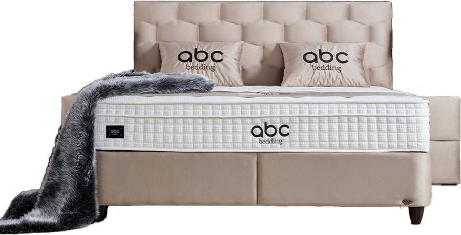 Bedworld Collection Bedworld Opberg boxspring Palermo 160x200 cm Beige