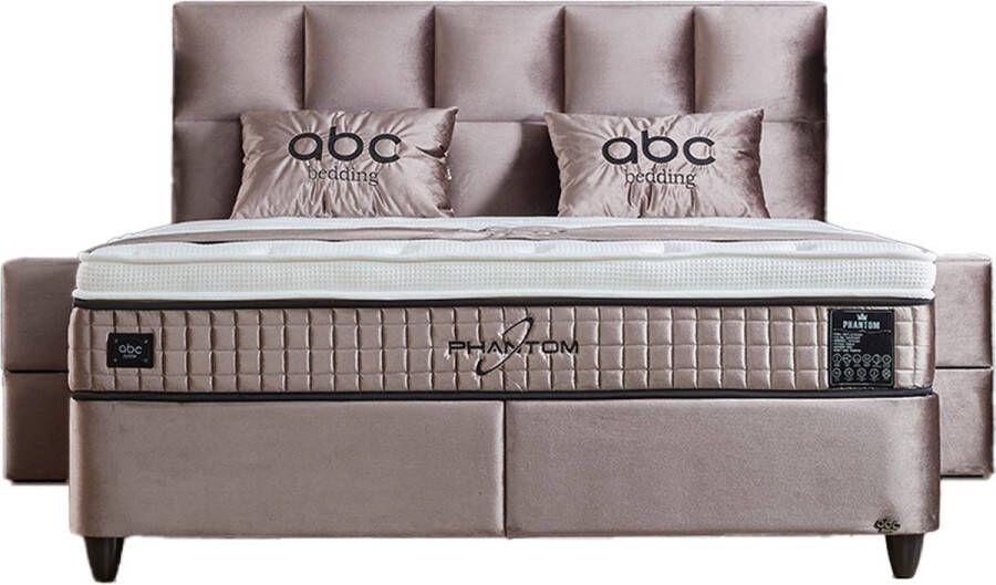 Bedworld Collection Bedworld Opberg boxspring Phantom 140x200 cm Beige