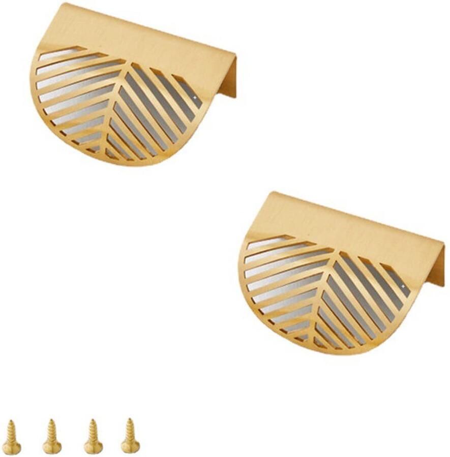 Beek Koperen ladetrekknoppen messing handvat