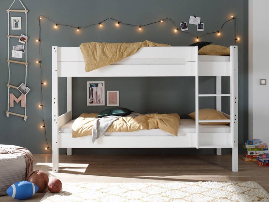 Begabino Stapelbed Sound Wit 90x200 Deelbaar