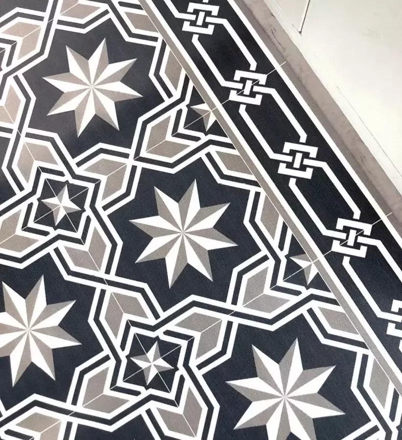 Beija Flor Gothic vloerkleed Vinyl Loper Waterbestendig 70x180cm
