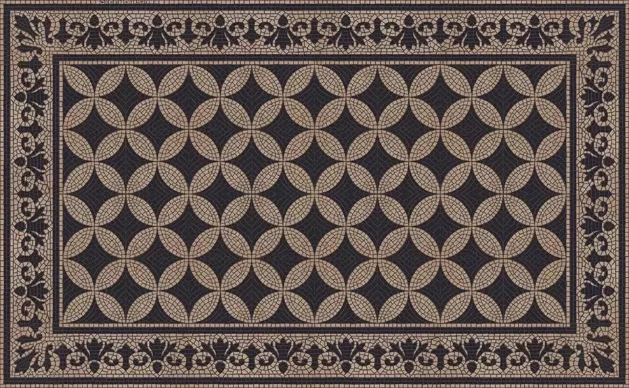 Beija Flor Sofi Mosaic Vloerkleed Vinyl Loper Waterbestendig 70x180cm