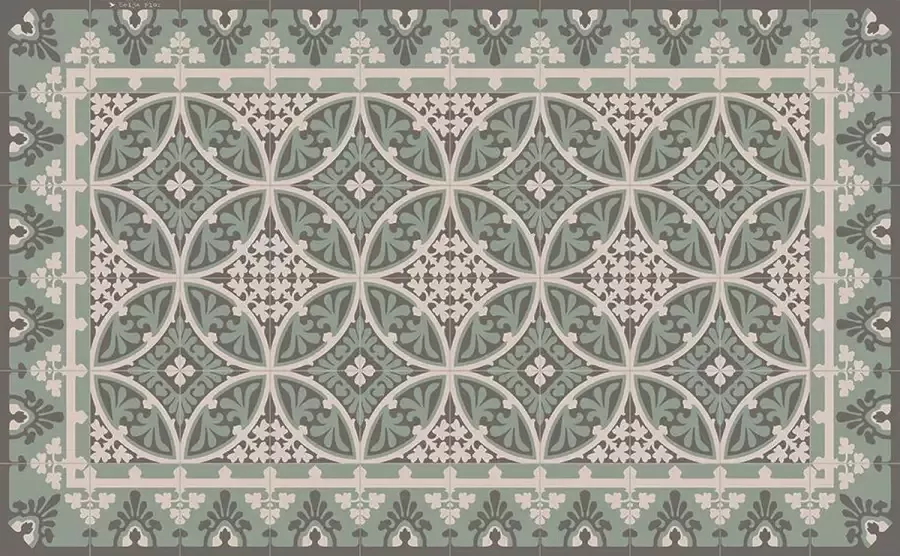 Beija Flor T12 Barcelona Vloerkleed Vinyl Loper Waterbestendig 70x180cm
