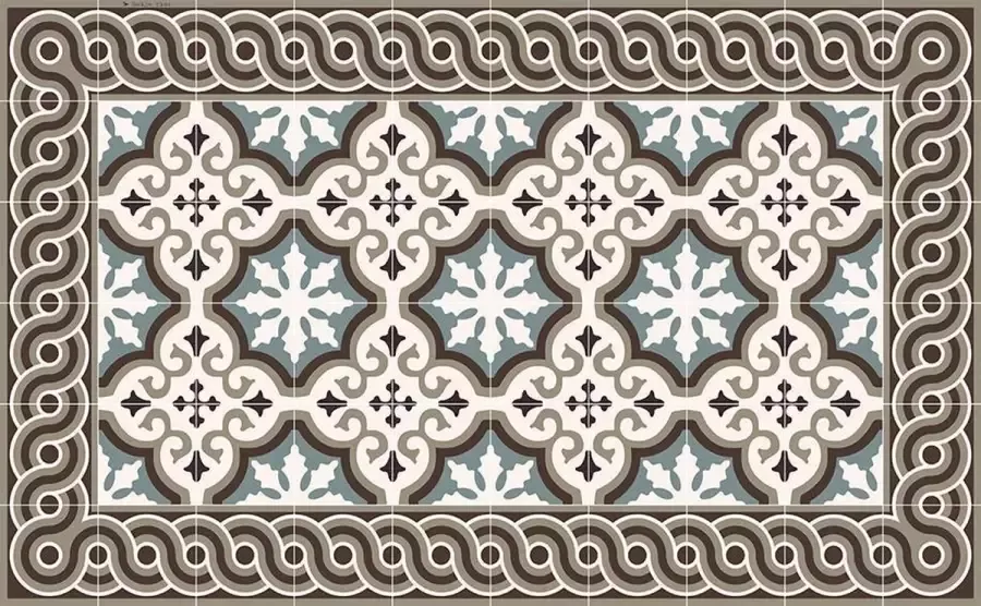 Beija Flor TS2 Mountain Vloerkleed Vinyl Groot Waterbestendig 70x120cm