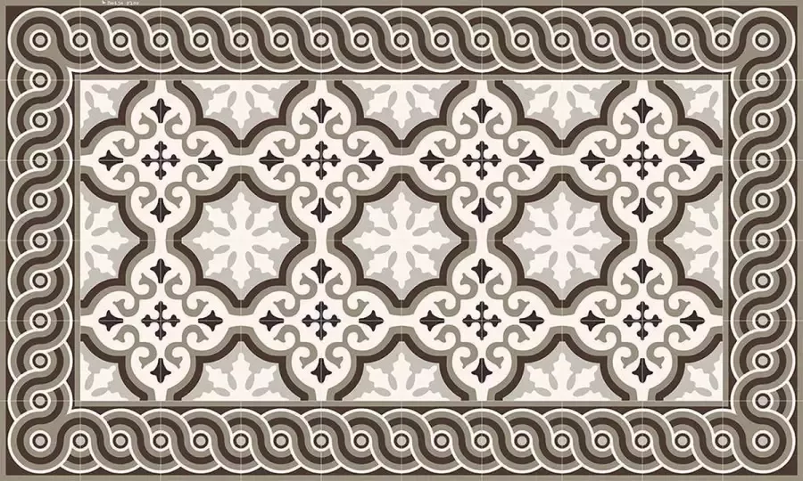 Beija Flor TS4 Mountain Vloerkleed Vinyl Groot Waterbestendig 70x120cm