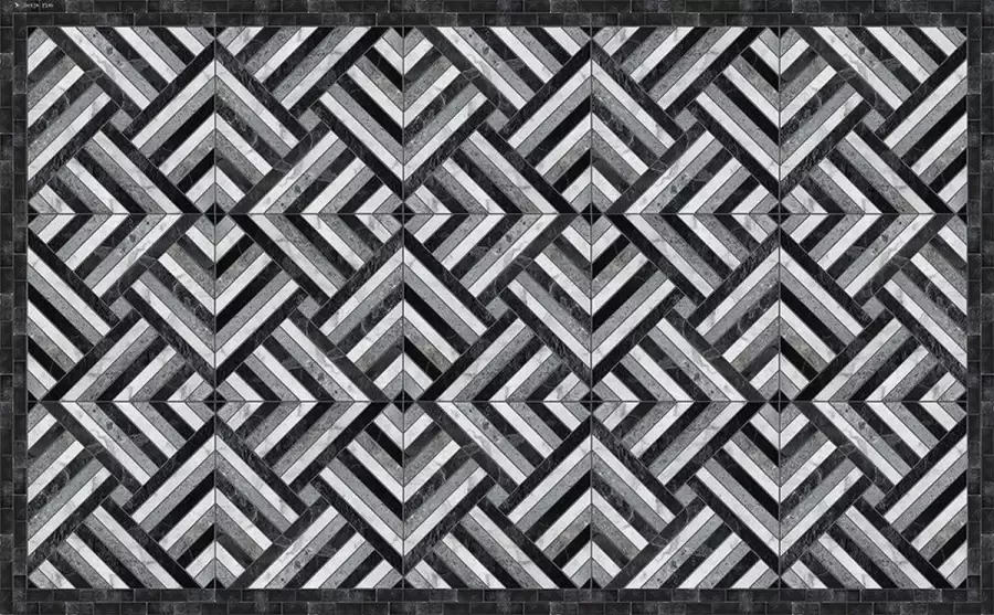 Beija Flor Vloermat Calliope Vinyl Groot Waterbestendig 70x120cm