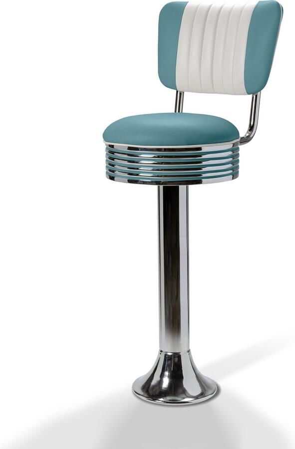 Bel Air Retro Barkruk BS-27CB Blauw