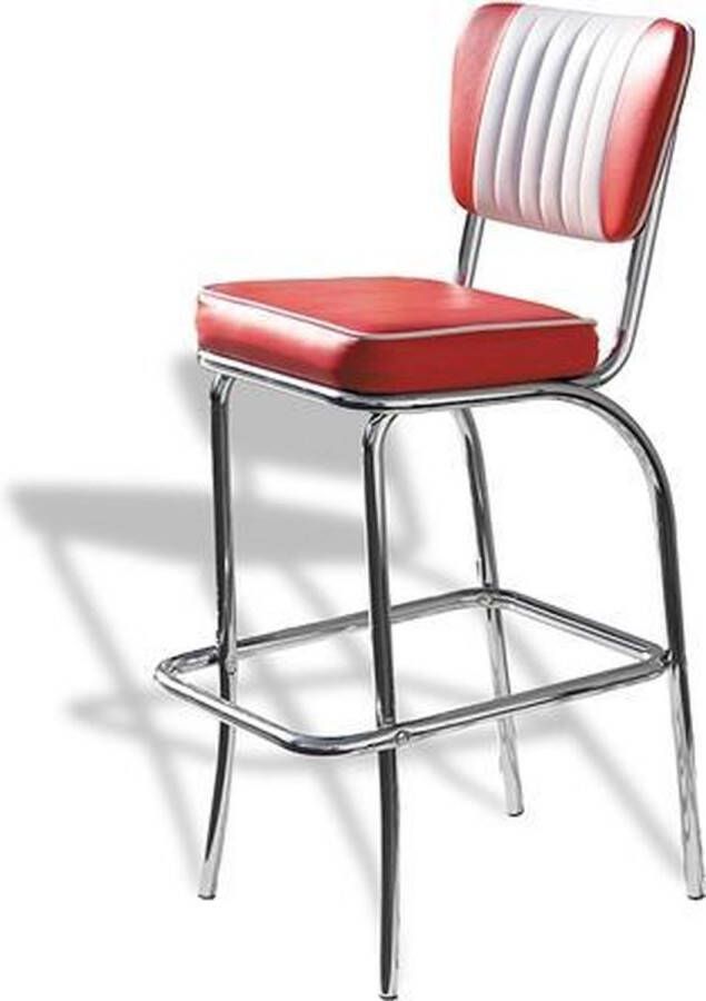 Bel Air Retro Barkruk BS-40 Rood