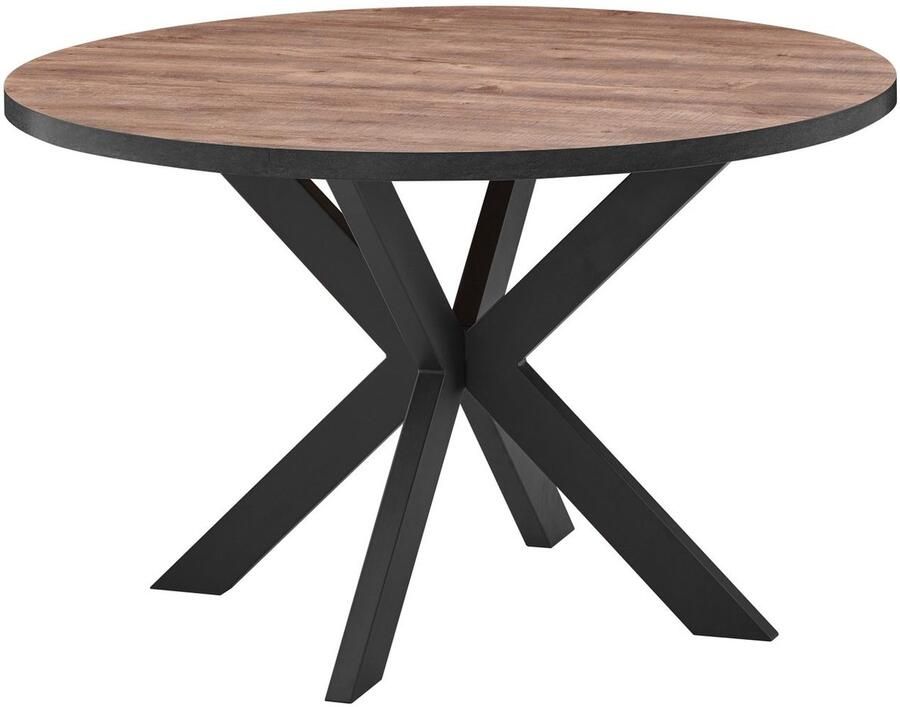 BELFURN Eetkamertafel Nestor rond 120 cm in franse eik