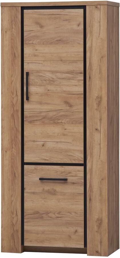 BELFURN Kolomkast volle deur Elio in franse eik