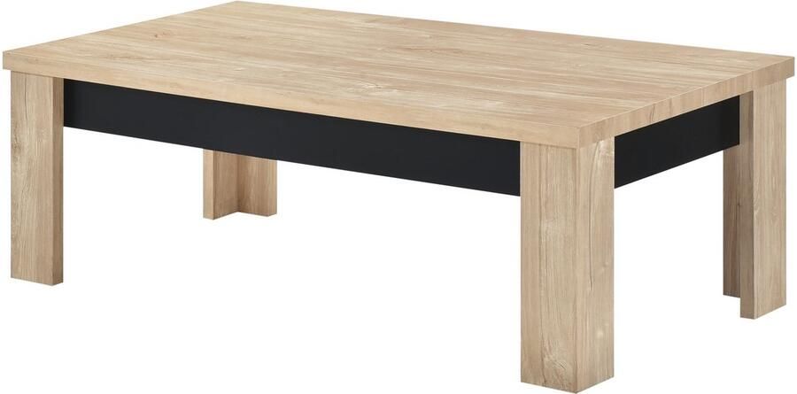 BELFURN salontafel Esprit in bleke eik 120x60cm