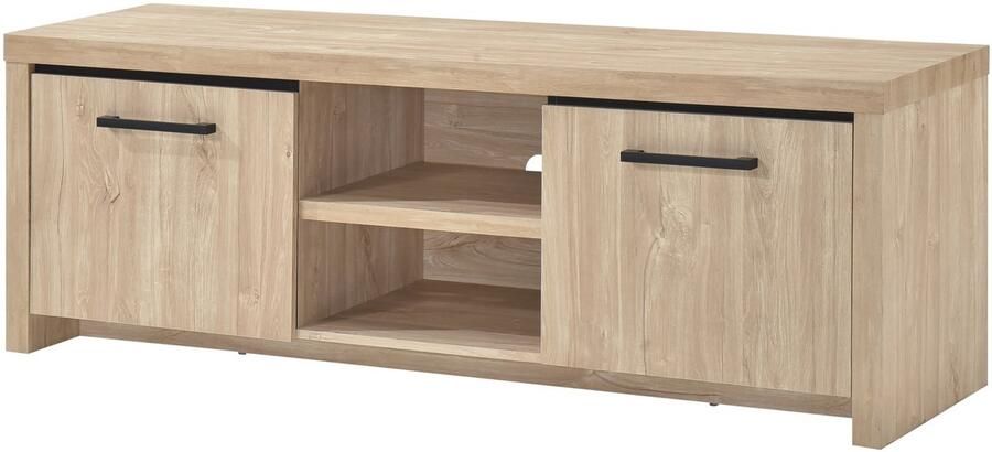 BELFURN TV kast Esprit in bleke eik 160x55x45cm