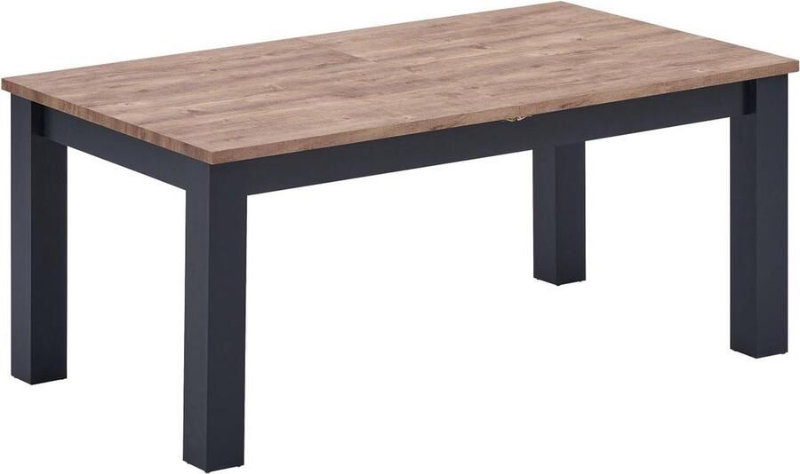 BELFURN Verlengbare eetkamertafel Nestor 170-220 x90cm in mangokleurig decor