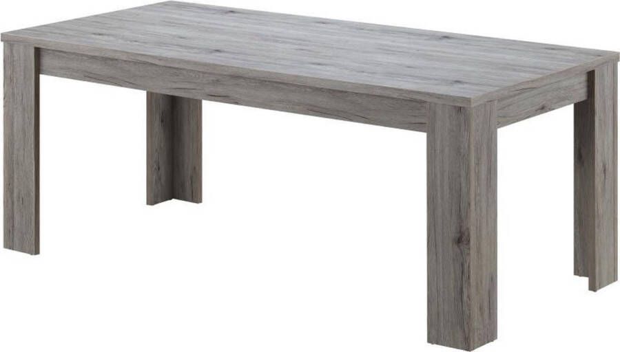 BELFURN Eetkamertafel 190 x 90 cm ELITE FREDDY in rustieke eik