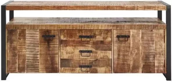 BELFURN Fineliving Dressoir Sohoto 215 cm Massief mango hout