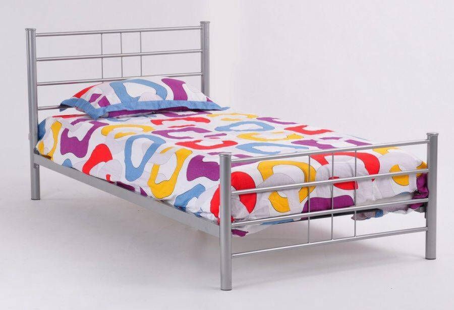 Bedden Amsterdam Metalen ledikant 90x200cm NICK (met lattenbodem)