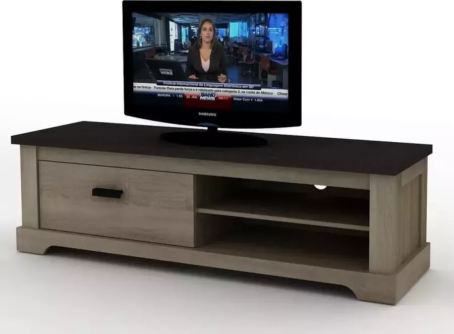 BELFURN Tv-meubel Wales 150 cm sonoma grey oak decor