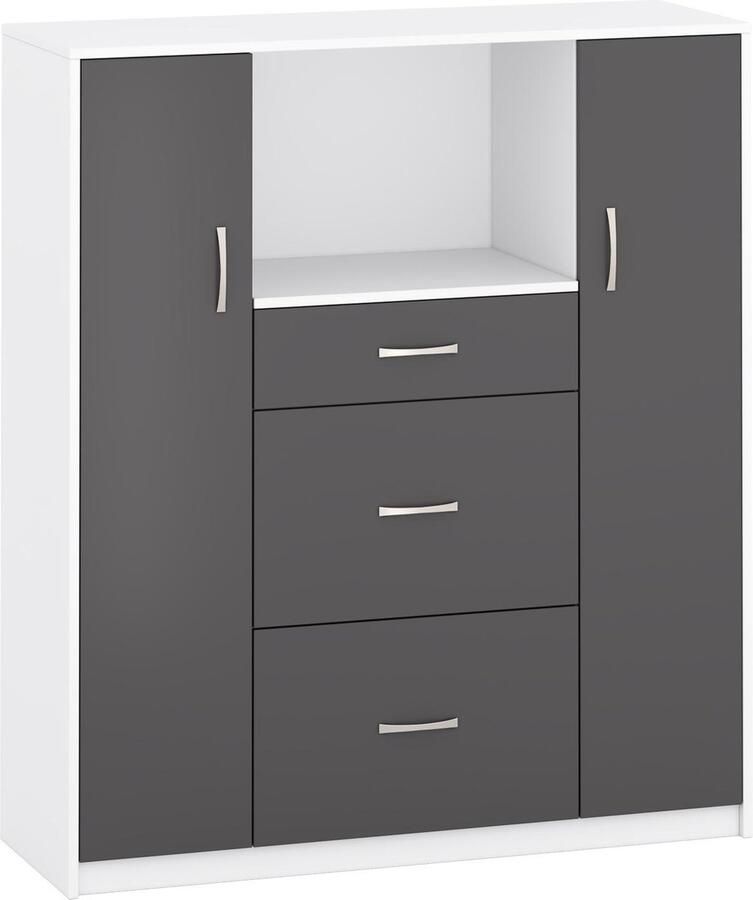 BELFURNDEM Trendmeubel Kesta Flavor Keukenkast Wit Grijs