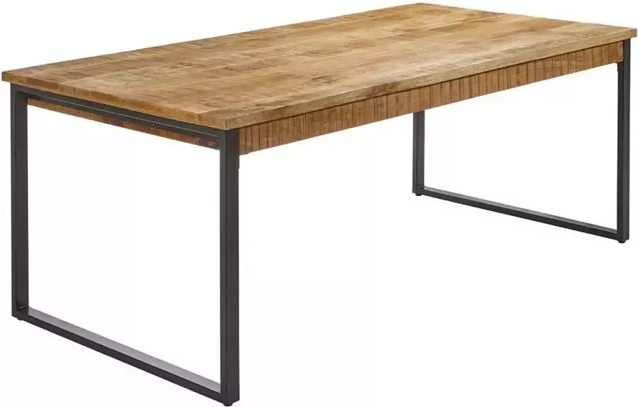 BELFURNID Belfurn San remo Iron eettafel 200 cm in mango hout