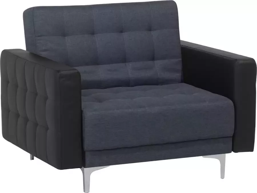 Beliani ABERDEEN Fauteuil Zwart Polyester