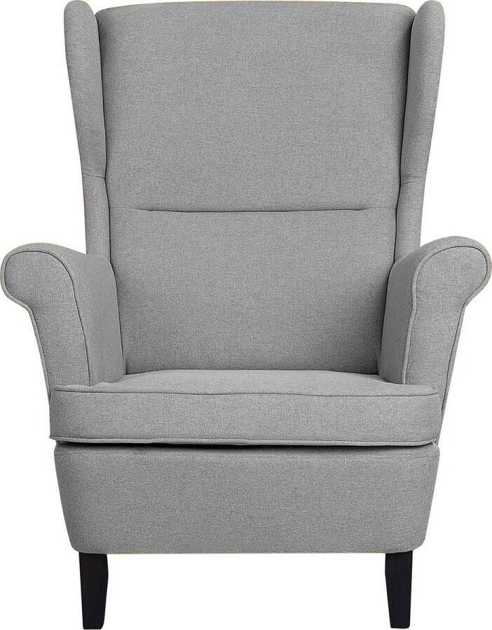 Beliani ABSON Oorfauteuil-Grijs-Polyester - Foto 2