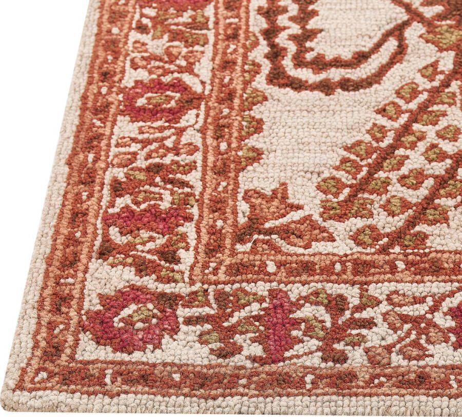 Beliani Vloerkleed wol meerkleurig 140 x 200 cm ADILCEVAZ