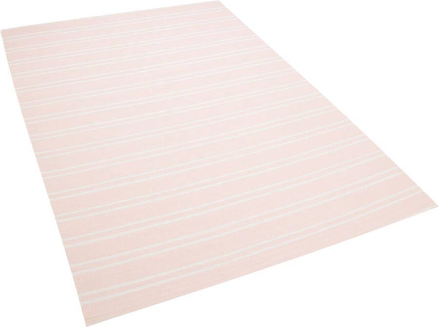 Beliani AKYAR Outdoor kleed Roze 140 x 200 cm PVC - Foto 2