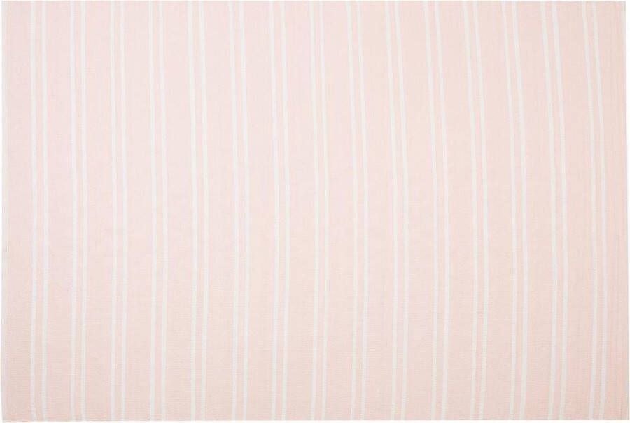 Beliani Vloerkleed polyester roze 140 x 200 cm AKYAR