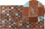 Beliani ALIAGA Laagpolig vloerkleed Bruin 80 x 150 cm Koeienhuid leer - Thumbnail 2