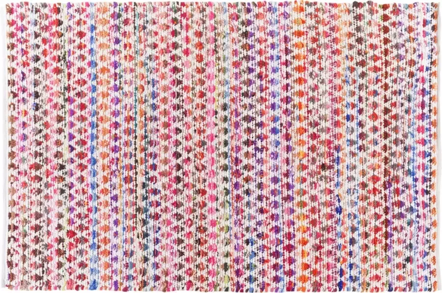 Beliani ARAKLI Laagpolig vloerkleed Multicolor 160 x 230 cm Polyester