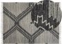 Beliani ARBAA Laagpolig vloerkleed Zwart 160 x 230 cm Katoen - Thumbnail 2