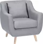 Beliani ARENDAL Fauteuil Grijs Kunststof - Thumbnail 4