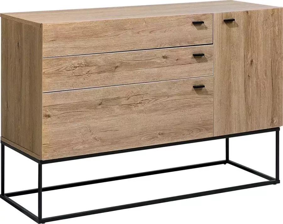 Beliani ARIETTA Sideboard-Lichte houtkleur-Vezelplaat - Foto 2