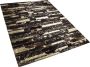 Beliani ARTVIN Laagpolig vloerkleed Bruin 160 x 230 cm Koeienhuid leer - Thumbnail 1