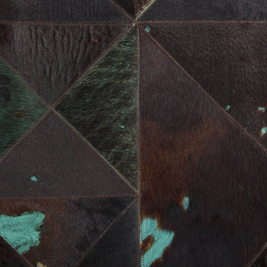 Beliani ATALAN Laagpolig vloerkleed Bruin 140 x 200 cm Koeienhuid leer