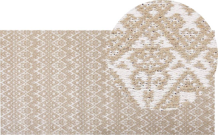 Beliani ATIMA Jute vloerkleed Beige 80 x 150 cm Jute