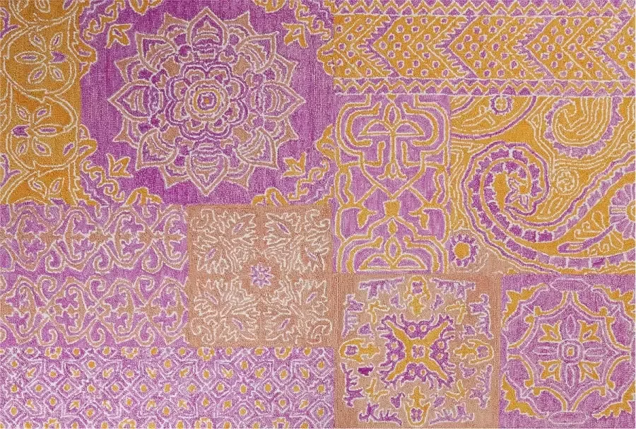 Beliani Vloerkleed vintage meerkleurig 140 x 200 cm AVANOS - Foto 2