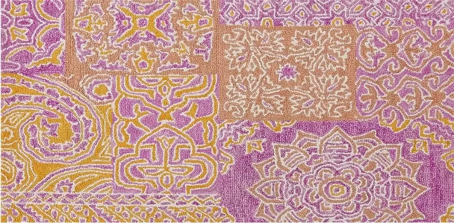 Beliani Vloerkleed vintage meerkleurig 80 x 150 cm AVANOS - Foto 2