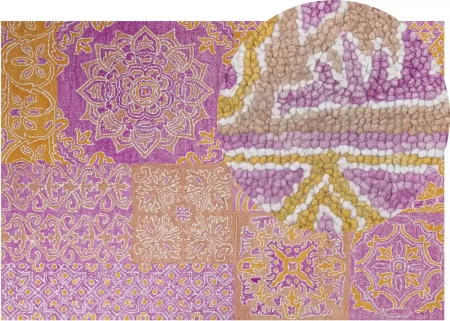 Beliani Vloerkleed vintage meerkleurig 140 x 200 cm AVANOS