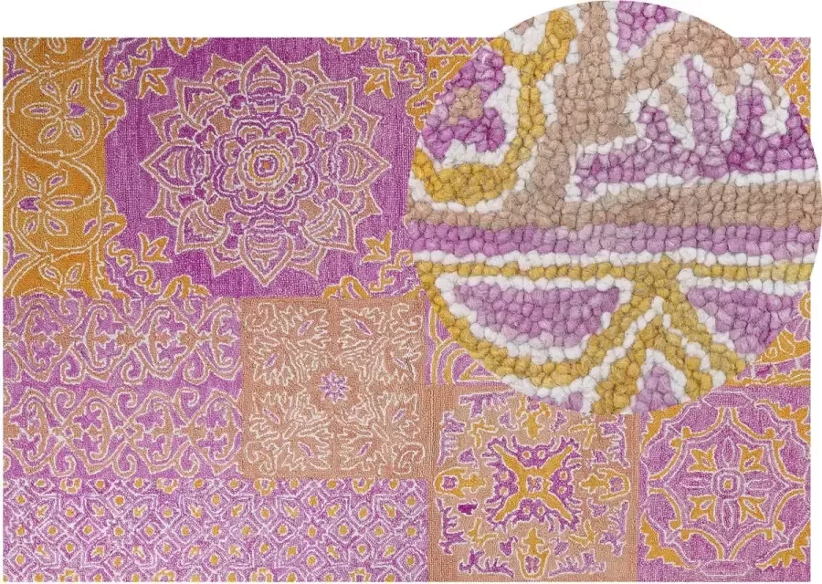 Beliani Vloerkleed vintage meerkleurig 160 x 230 cm AVANOS