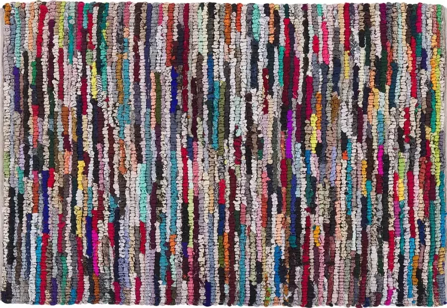 Beliani BAFRA Laagpolig vloerkleed Multicolor 160 x 230 cm Polyester - Foto 2