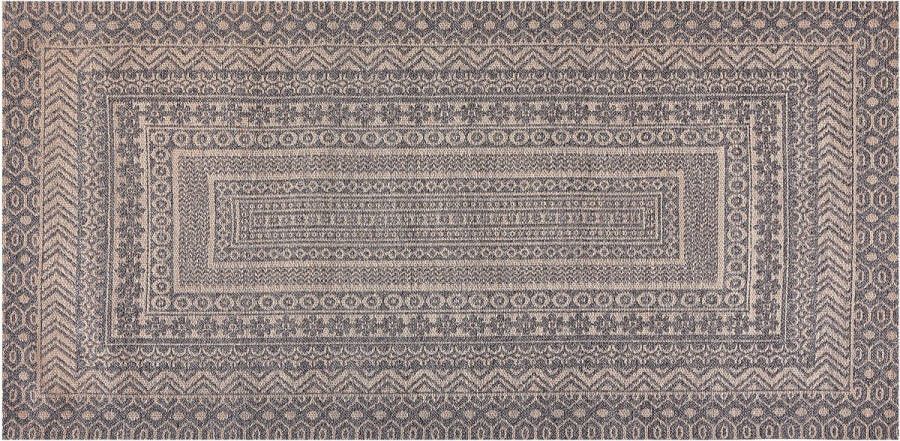 Beliani BAGLAR Jute vloerkleed Beige Wit 80 x 150 cm Jute - Foto 2