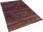 Beliani BARTIN Laagpolig vloerkleed Multicolor 140 x 200 cm Polyester - Thumbnail 1